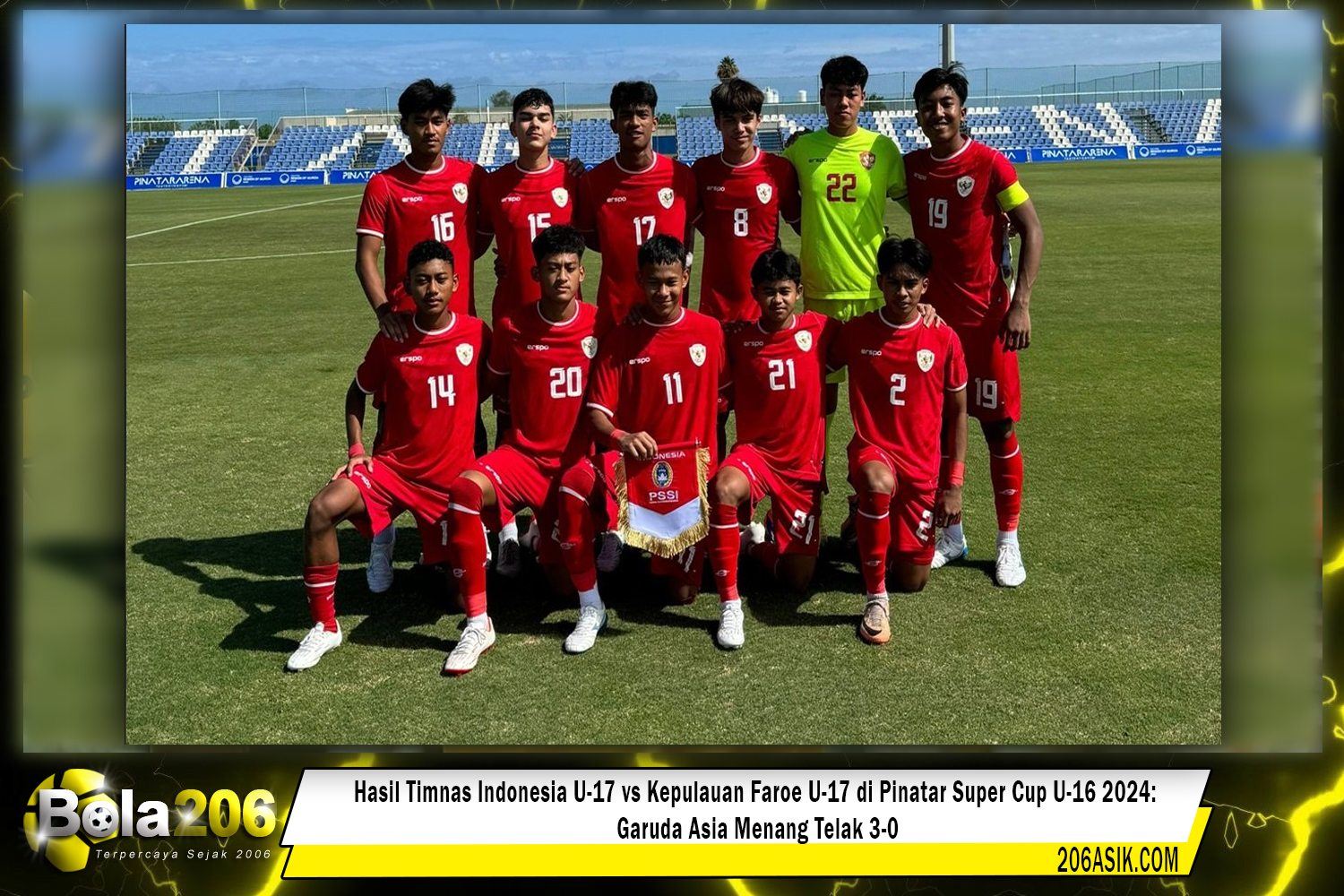 Hasil Timnas Indonesia U-17 vs Kepulauan Faroe