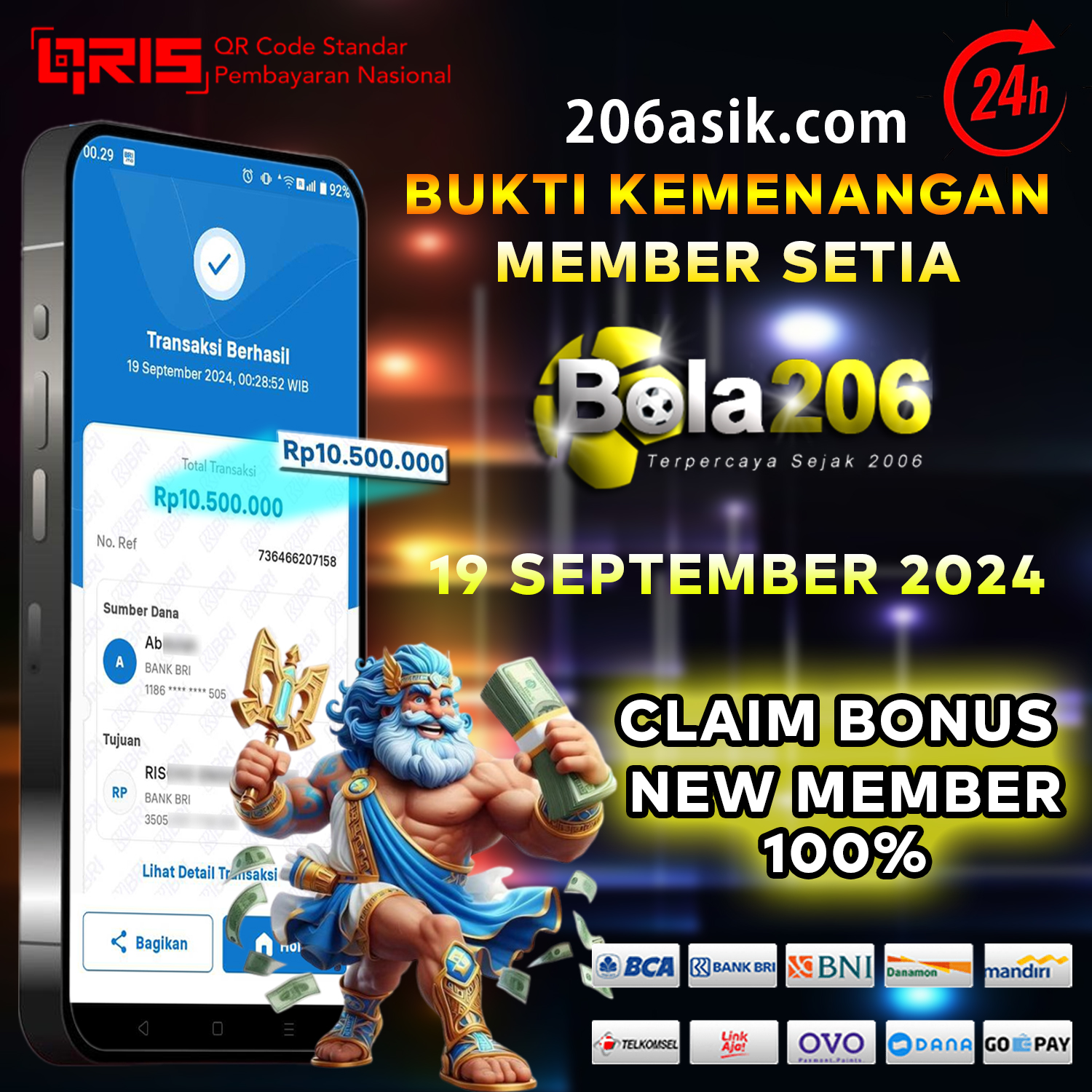 BUKTI KEMENANGAN 19 SEPTEMBER 2024