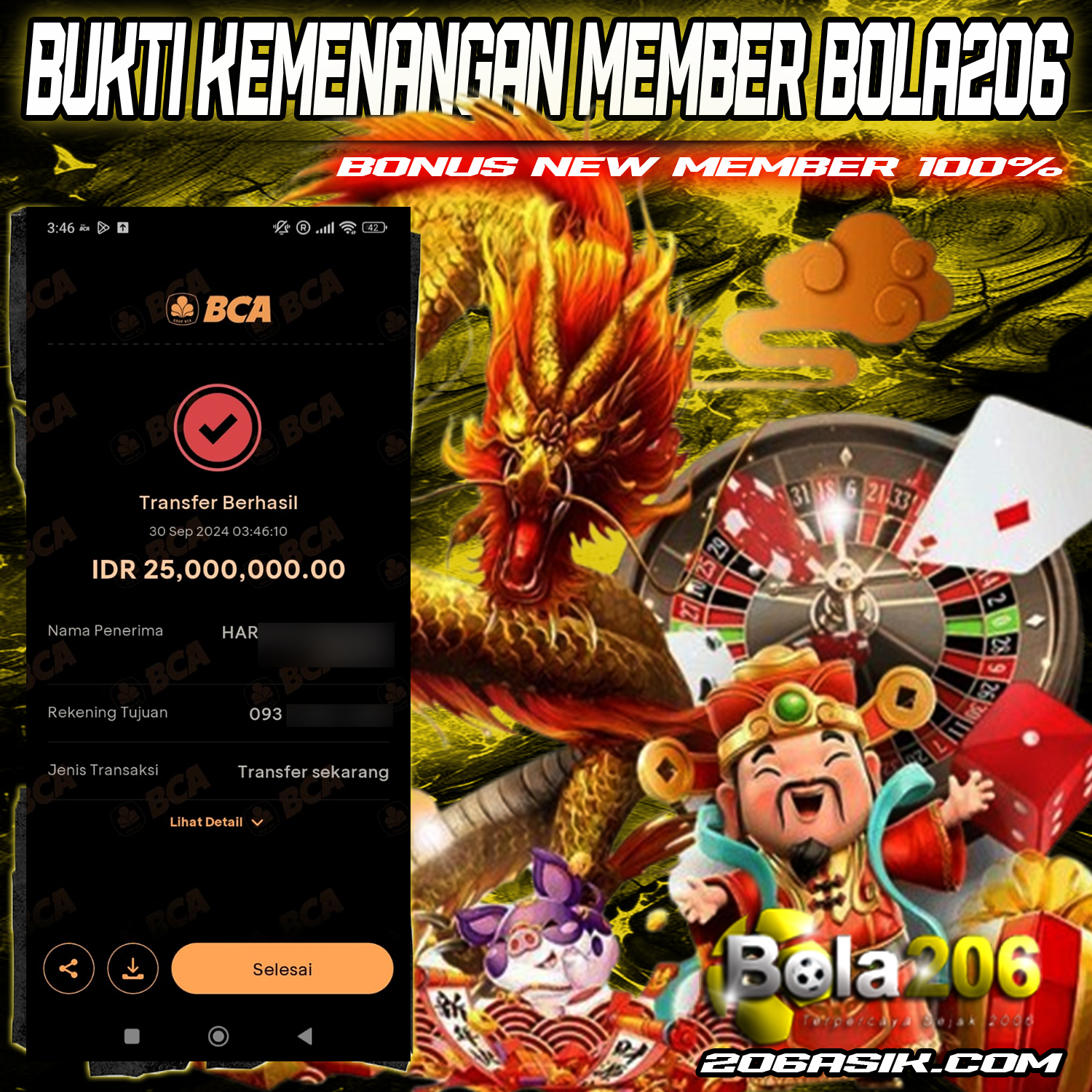 BUKTI KEMENANGAN 30 SEPTEMBER 2024