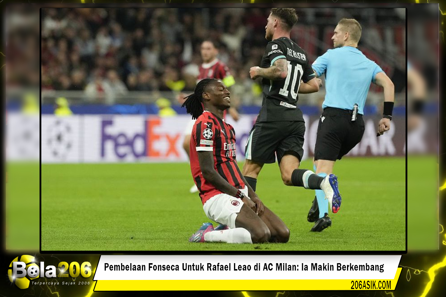 Pembelaan Fonseca Untuk Rafael Leao di AC Milan: Ia Makin Berkembang