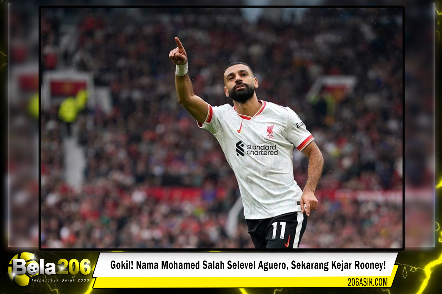 Gokil! Nama Mohamed Salah Selevel Aguero, Sekarang Kejar Rooney!