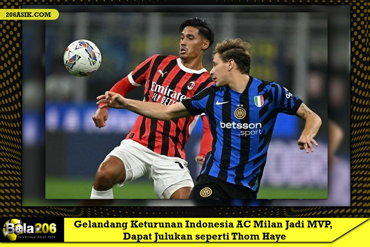 Gelandang Keturunan Indonesia AC Milan Jadi MVP, Dapat Julukan seperti Thom Haye