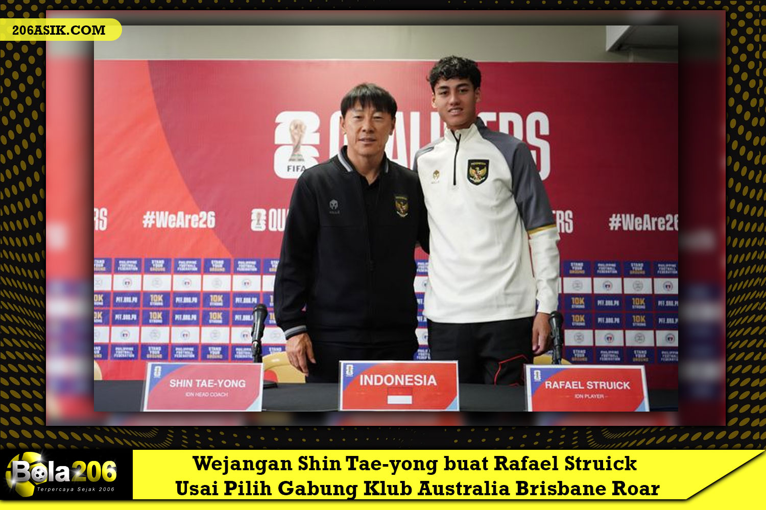 Wejangan Shin Tae-yong buat Rafael Struick Usai Pilih Gabung Klub Australia Brisbane Roar