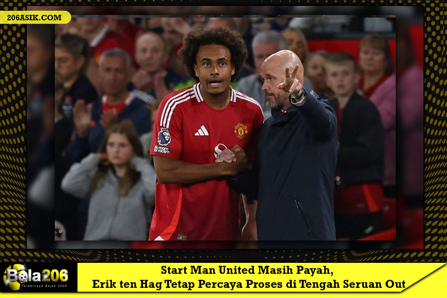 Start Man United Masih Payah, Erik ten Hag Tetap Percaya Proses di Tengah Seruan Out