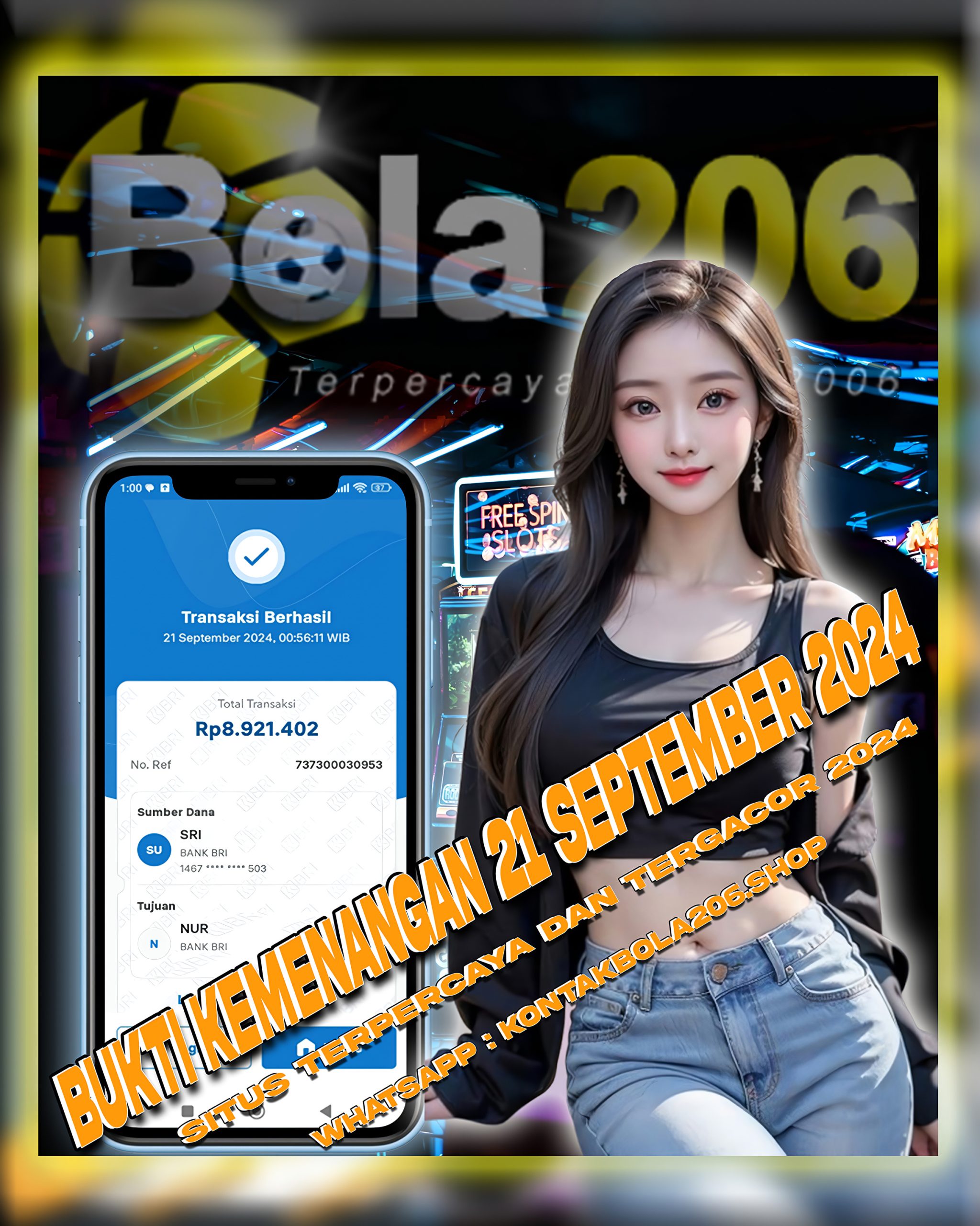 BOLA206 – Selamat Kepada Member Setia BOLA206 Yang Sudah Memenangkan Permainan Slot Bosku dengan Berbagi Jenis Games Menarik Dengan Penyediaan Provider – Provider Menarik Yang Dapat Memberikan Kemenangan Diluar Nalar.. Buruan Join Dan Raih Jackpot Besar Bersama BOLA206.