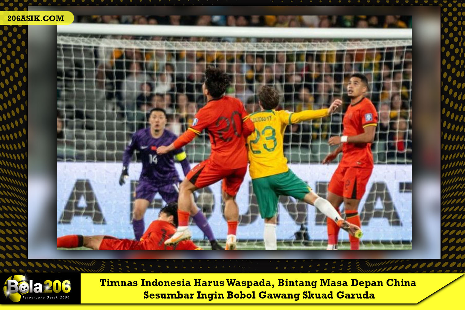 Timnas Indonesia Harus Waspada, Bintang Masa Depan China Sesumbar Ingin Bobol Gawang Skuad Garuda