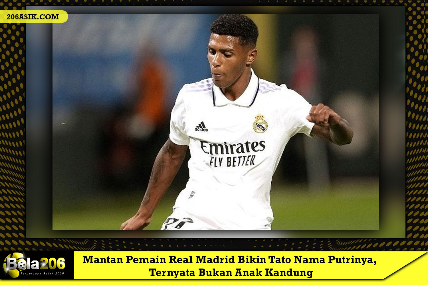 Mantan Pemain Real Madrid Bikin Tato Nama Putrinya, Ternyata Bukan Anak Kandung