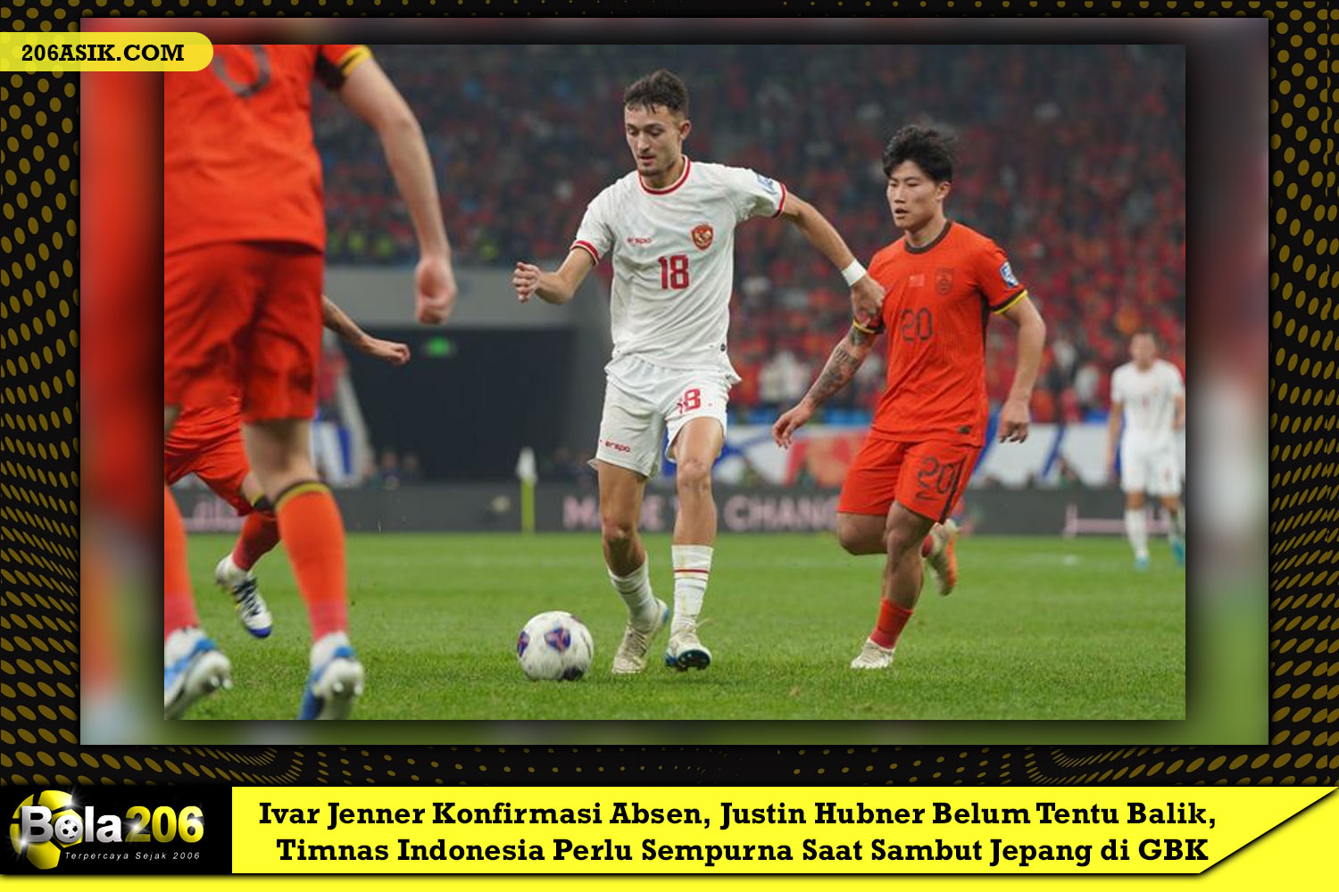 Ivar Jenner Konfirmasi Absen, Justin Hubner Belum Tentu Balik, Timnas Indonesia Perlu Sempurna Saat Sambut Jepang di GBK