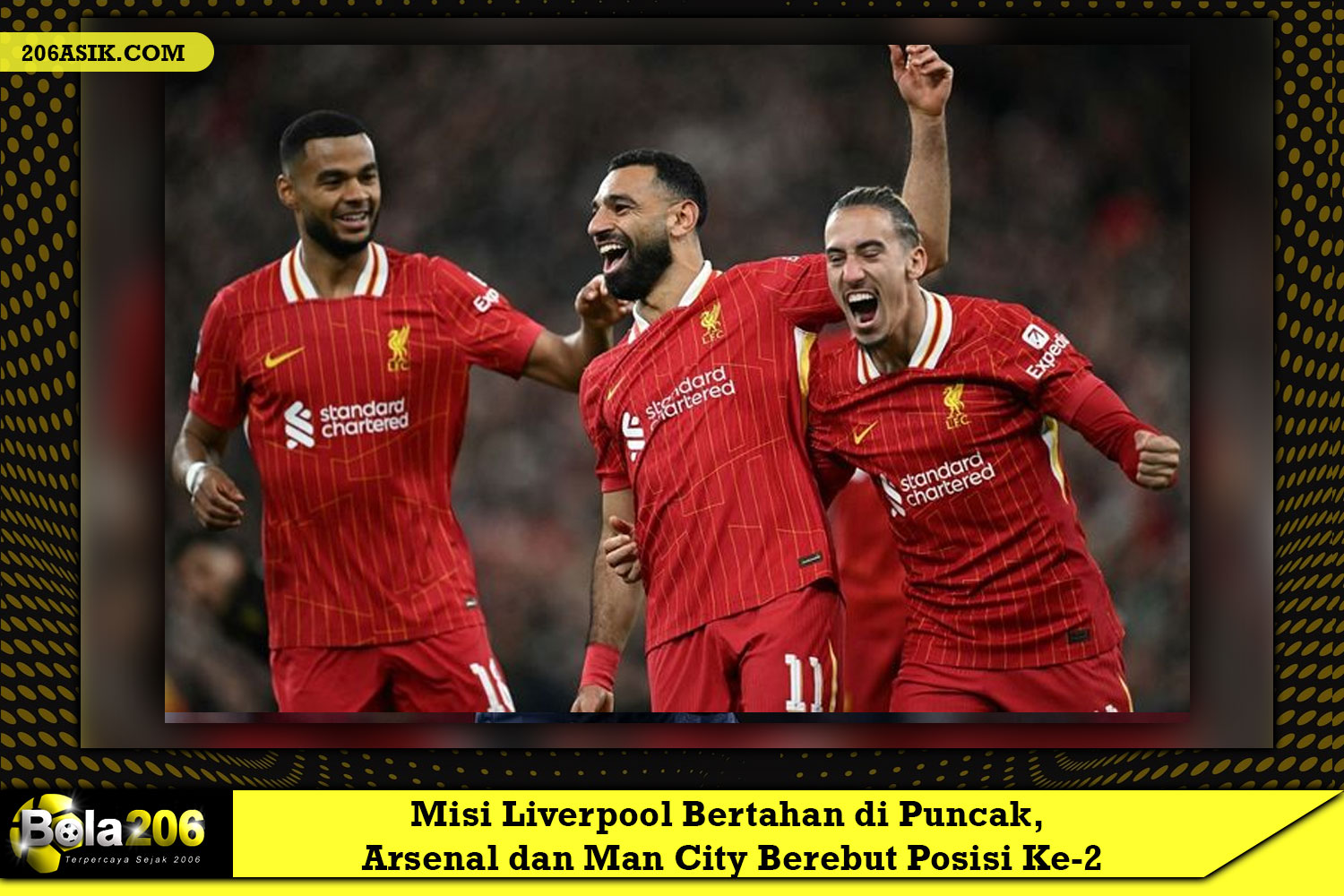 Misi Liverpool Bertahan di Puncak, Arsenal dan Man City Berebut Posisi Ke-2