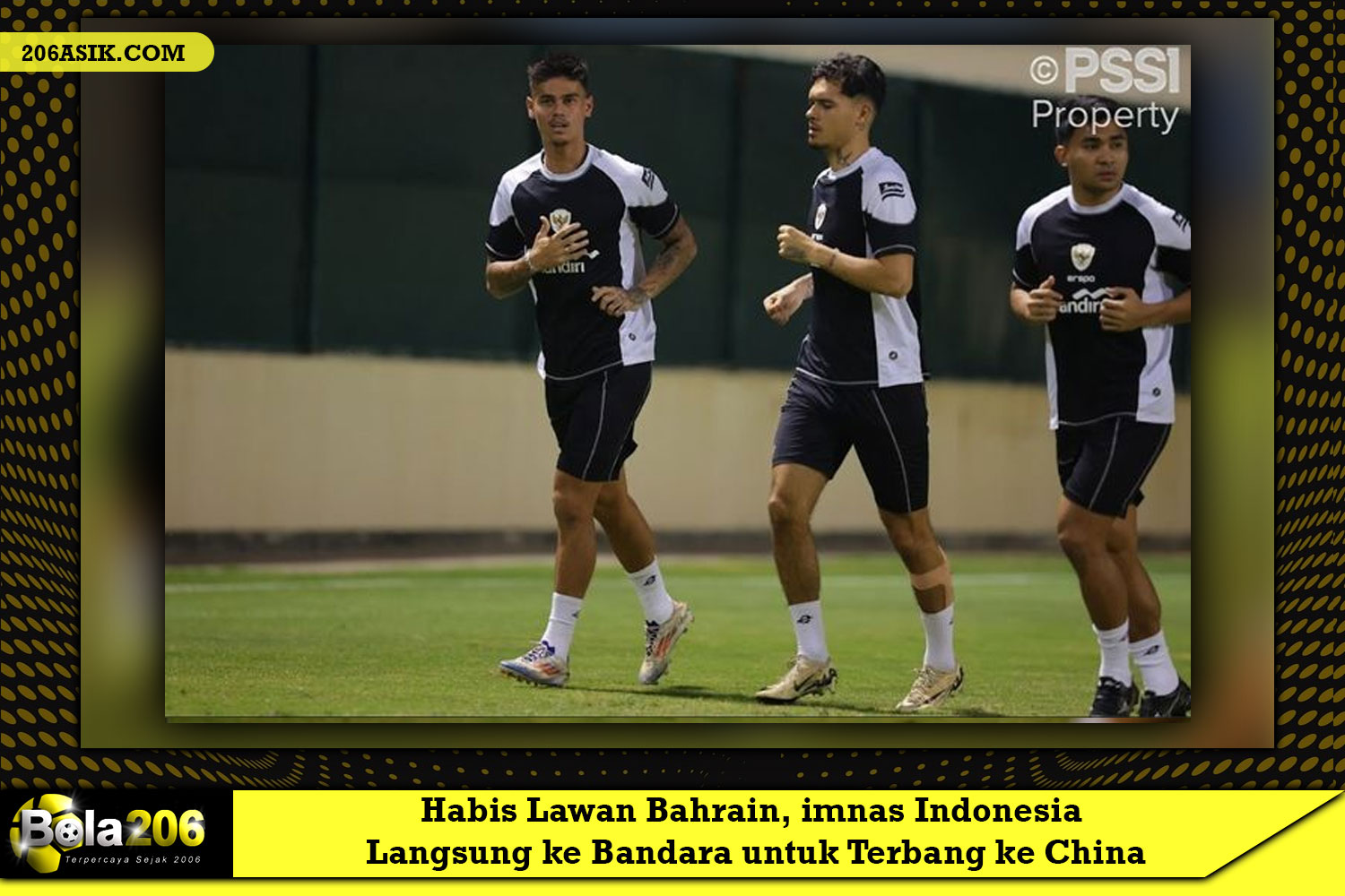 Habis Lawan Bahrain, Timnas Indonesia Langsung ke Bandara untuk Terbang ke China