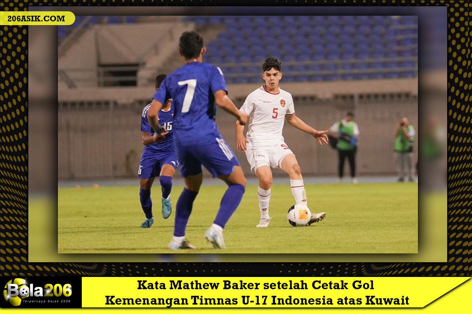 Kata Mathew Baker setelah Cetak Gol Kemenangan Timnas U-17 Indonesia atas Kuwait