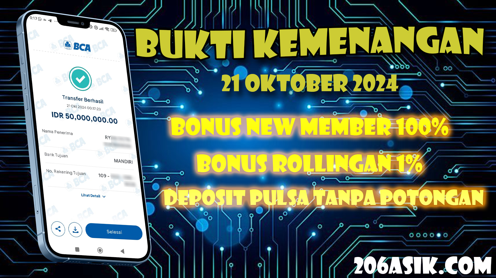 BUKTI KEMENANGAN BOLA206