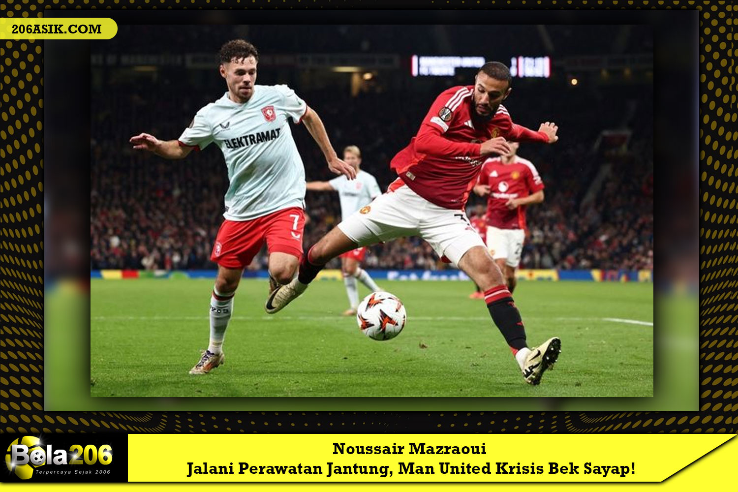 Noussair Mazraoui Jalani Perawatan Jantung, Man United Krisis Bek Sayap!