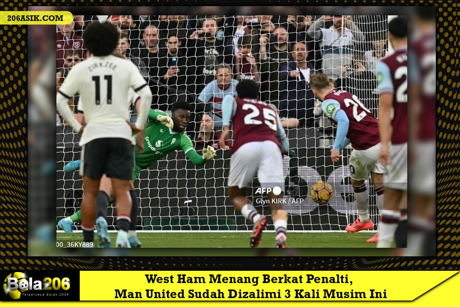 West Ham Menang Berkat Penalti, Man United Sudah Dizalimi 3 Kali Musim Ini