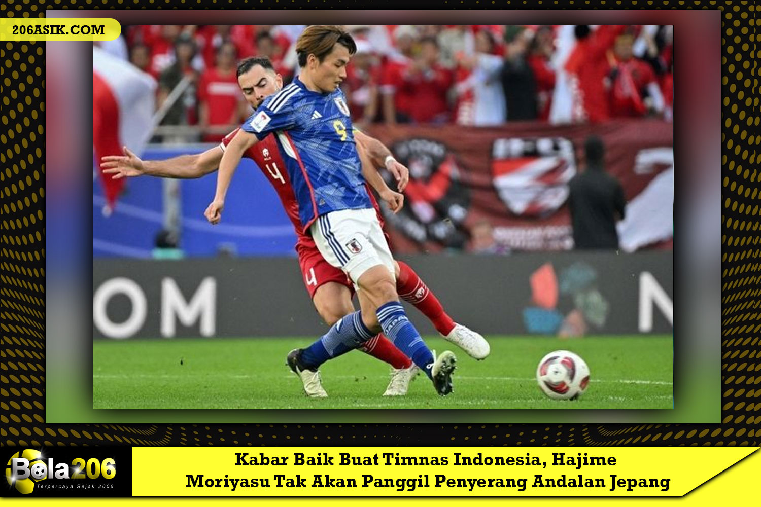 Kabar Baik Buat Timnas Indonesia, Hajime Moriyasu Tak Akan Panggil Penyerang Andalan Jepang Ayase Ueda