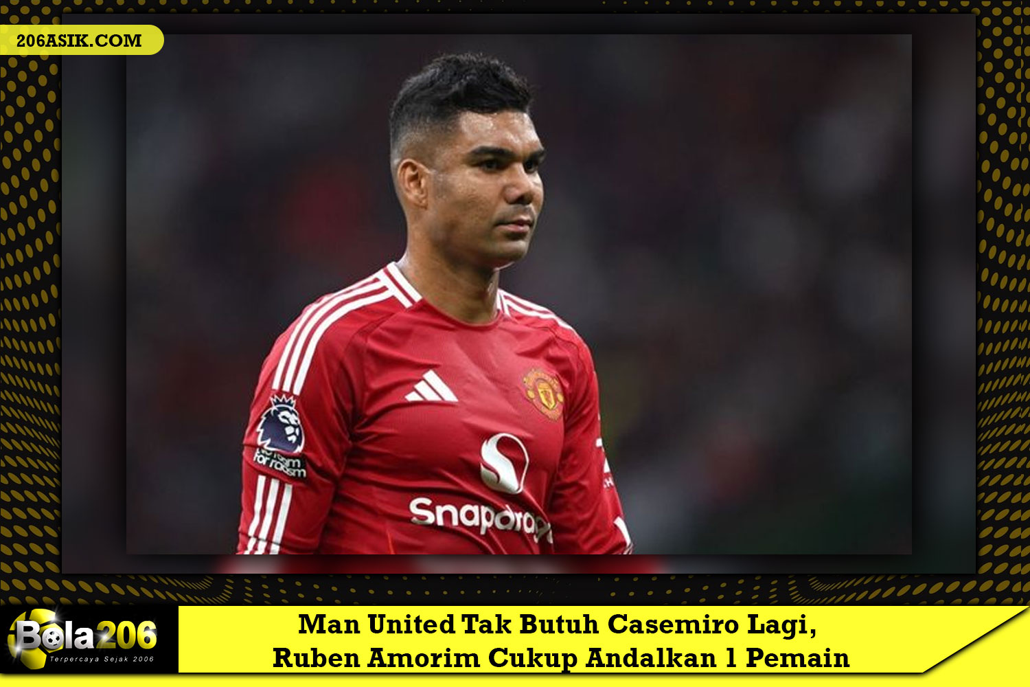 Man United Tak Butuh Casemiro Lagi, Ruben Amorim Cukup Andalkan 1 Pemain