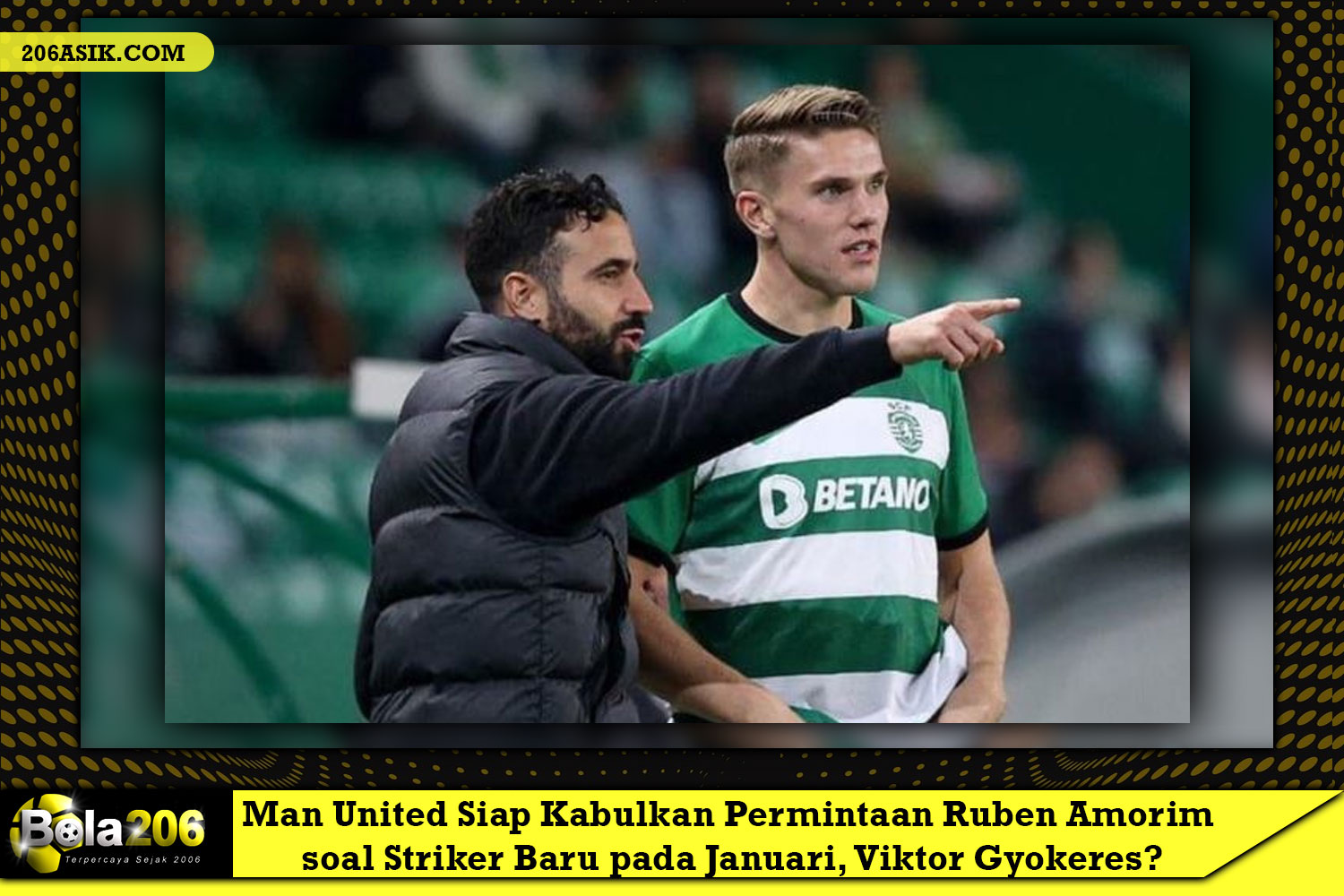 Man United Siap Kabulkan Permintaan Ruben Amorim soal Striker Baru pada Januari, Viktor Gyokeres?