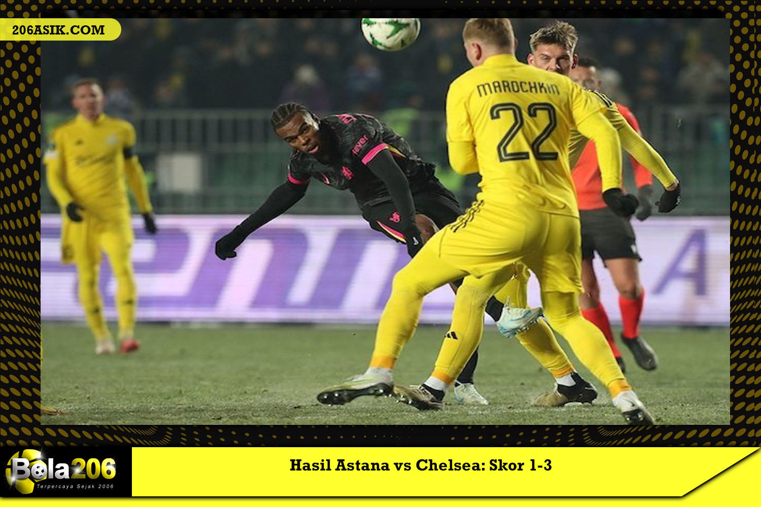 Hasil Astana vs Chelsea: Skor 1-3