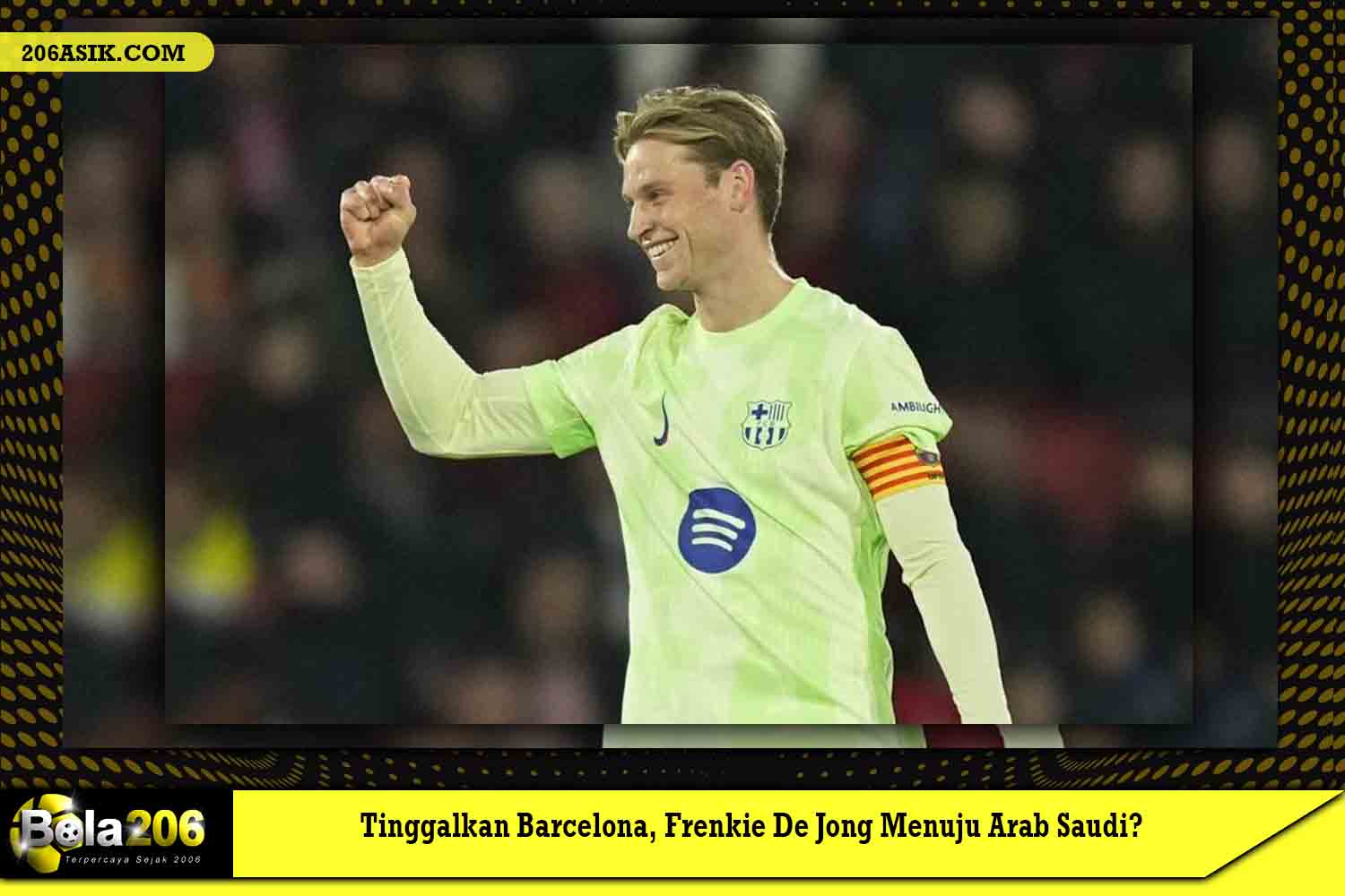 Tinggalkan Barcelona, Frenkie De Jong Menuju Arab Saudi?