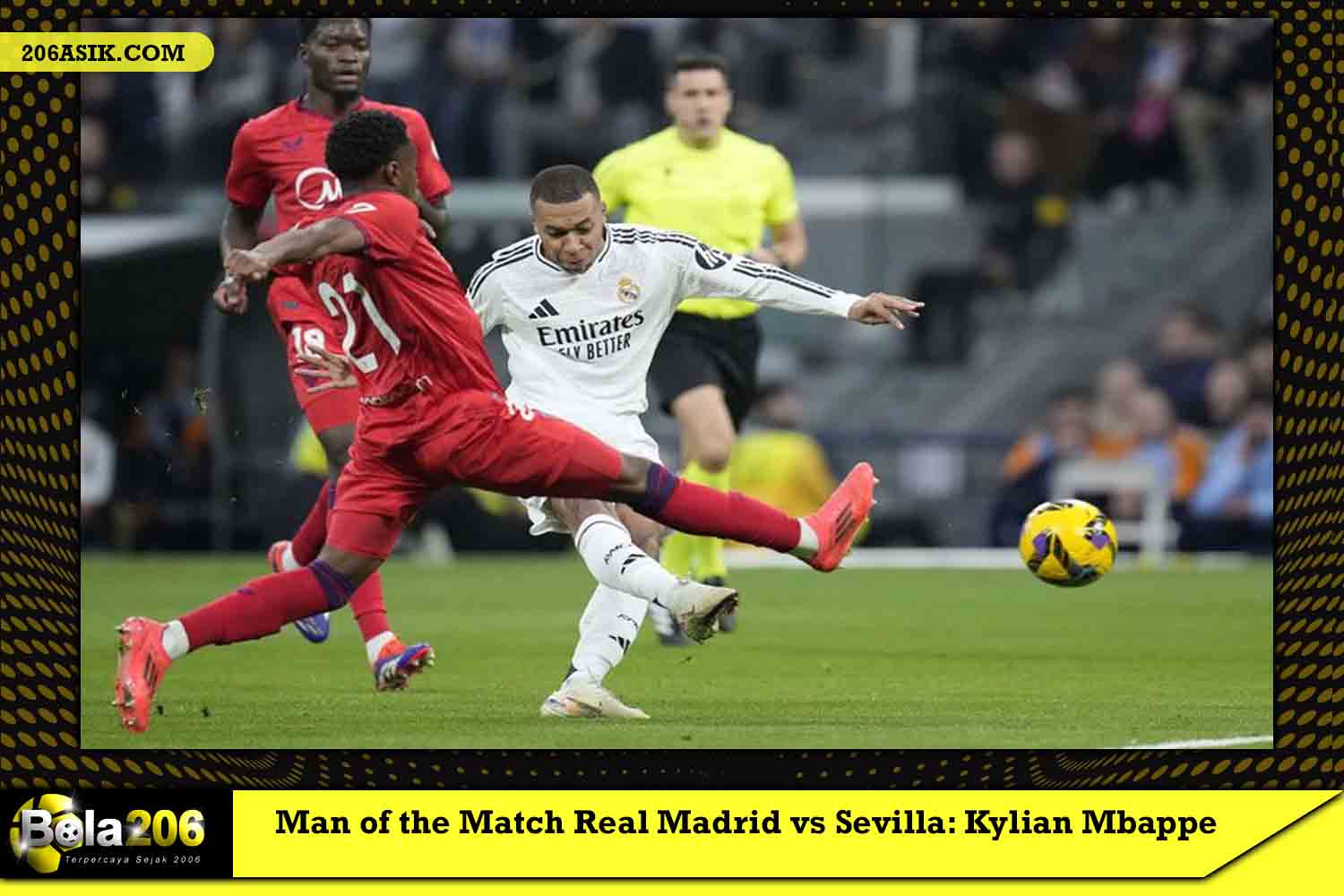 Man of the Match Real Madrid vs Sevilla: Kylian Mbappe