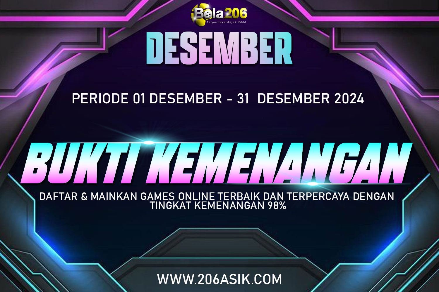 BUKTI KEMENANGAN JACKPOT 16 DESEMBER 2024