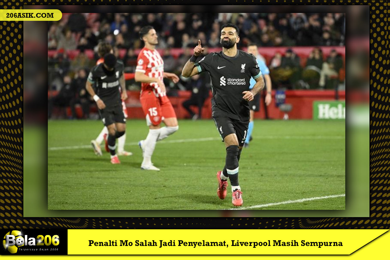 Penalti Mo Salah Jadi Penyelamat, Liverpool Masih Sempurna