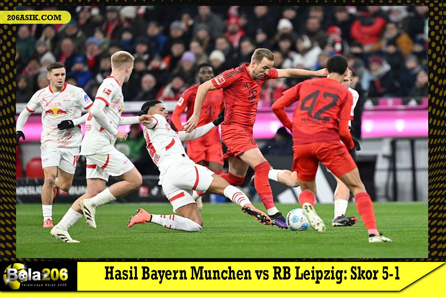 Hasil Bayern Munchen vs RB Leipzig: Skor 5-1