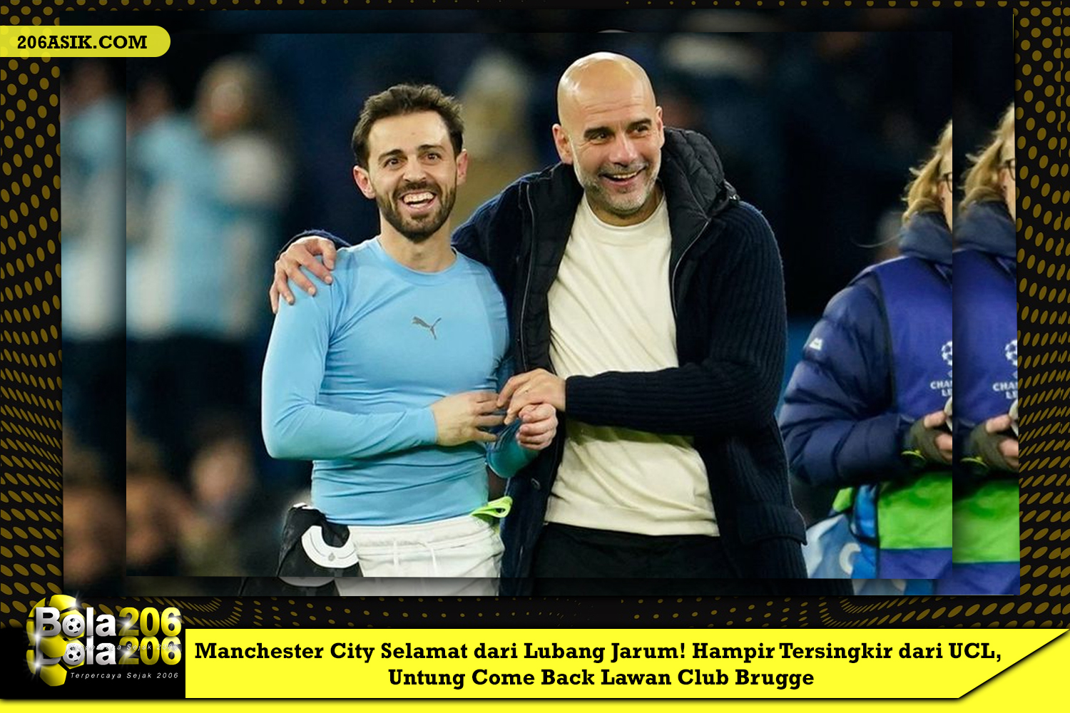 Manchester City Selamat dari Lubang Jarum! Hampir Tersingkir dari UCL, Untung Come Back Lawan Club Brugge