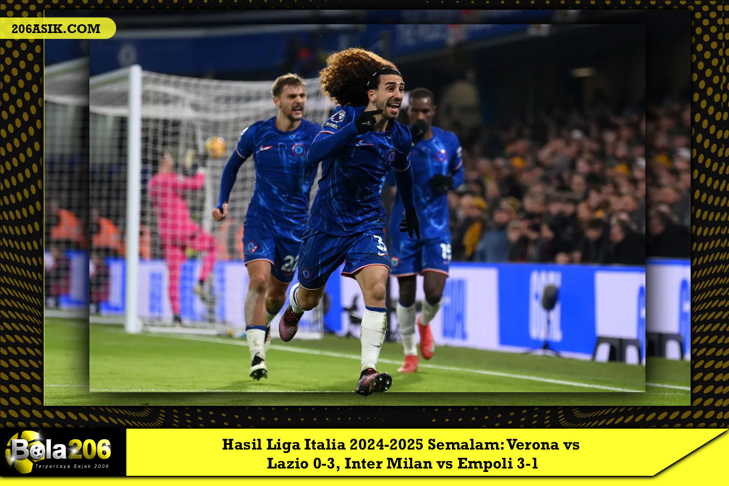 Hasil Chelsea vs Wolverhampton Wanderers