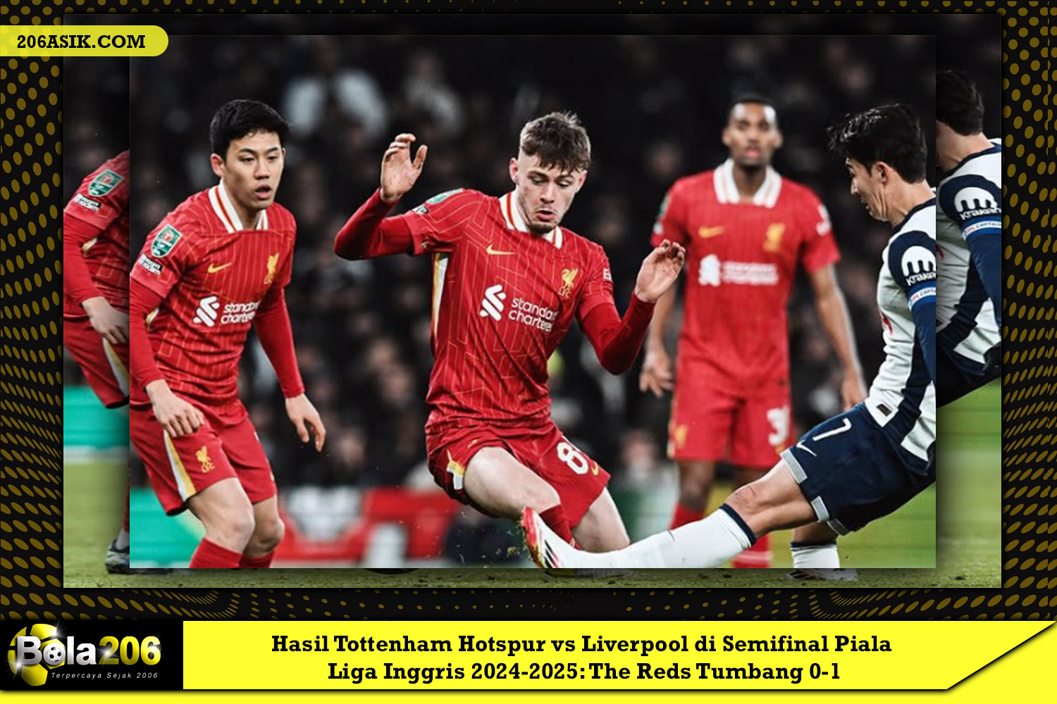 Hasil Tottenham Hotspur vs Liverpool di Semifinal