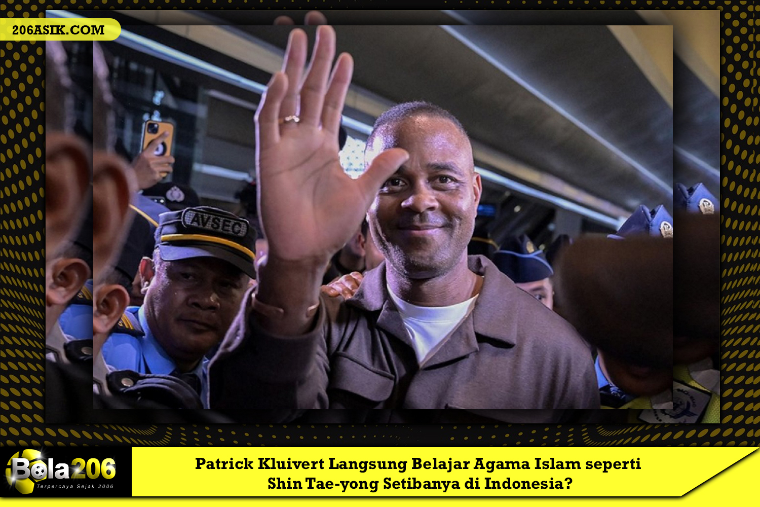 Patrick Kluivert Langsung Belajar Agama Islam