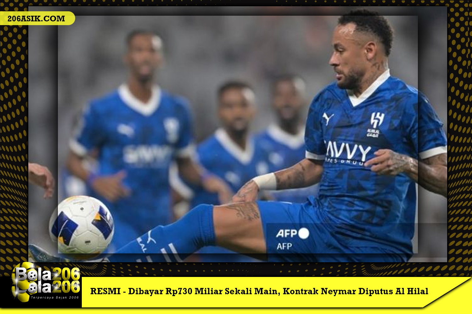 RESMI: Setelah membayar Rp 730 juta untuk satu gol, Al Hilal putuskan kontrak Neymar.