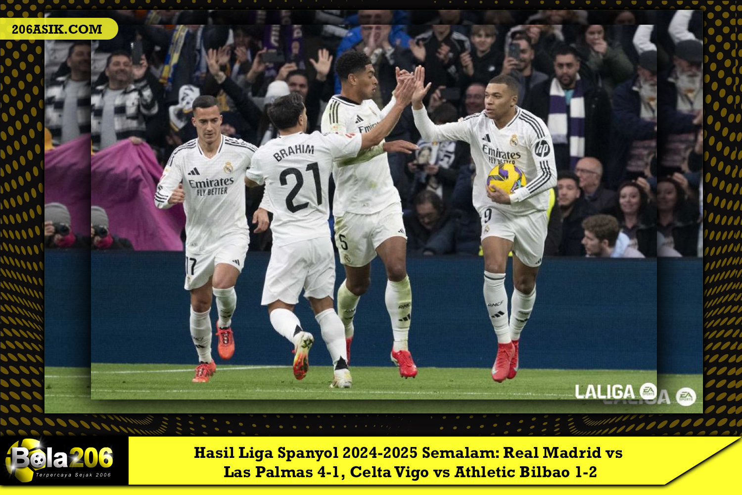 Hasil Liga Spanyol 2024-2025 Semalam