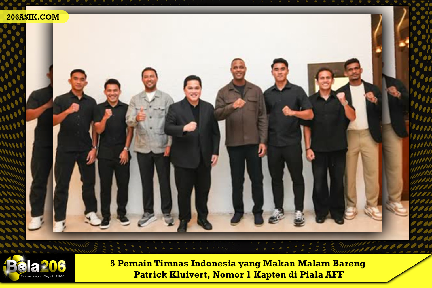 5 Pemain Timnas Indonesia yang Makan Malam Bareng