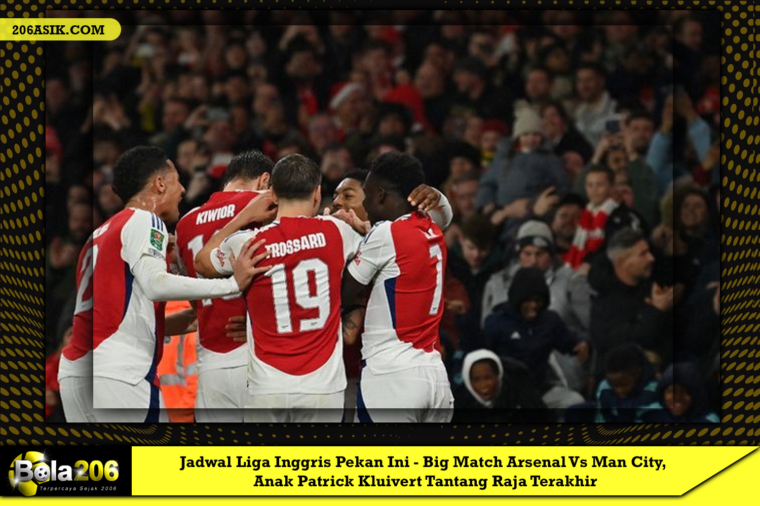 Laga putra Patrick Kluivert melawan sang raja terakhir, sementara laga krusial Arsenal dan Manchester City akan mengalahkan tim Liga Inggris ini.