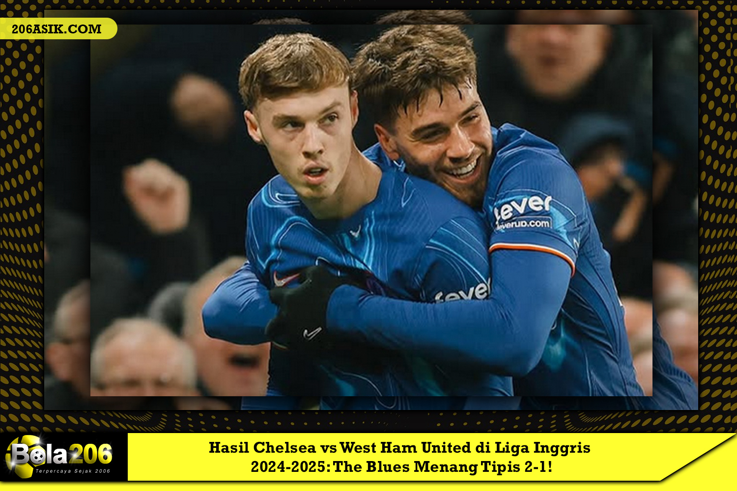 Hasil Chelsea vs West Ham United di Liga Inggris