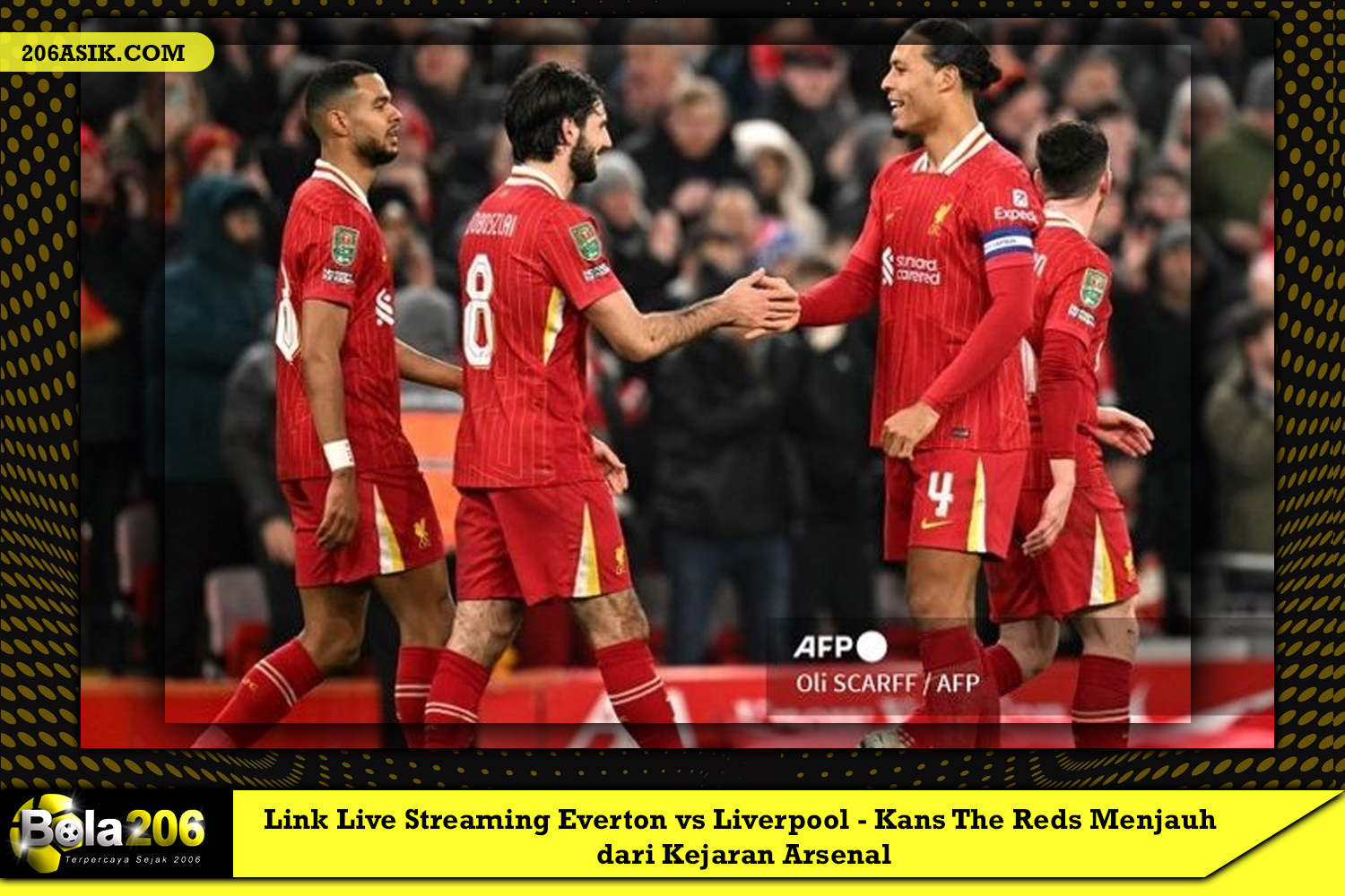 Link Live Streaming Everton vs Liverpool: Peluang The Reds Lepas dari Kejaran Arsenal