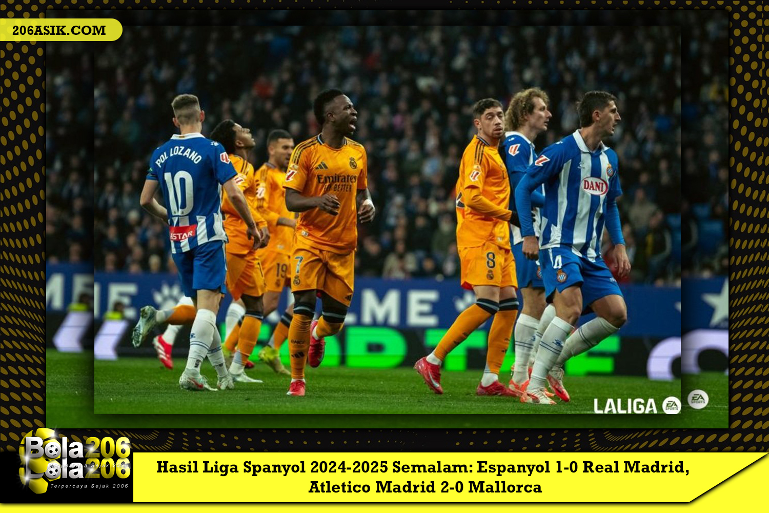 Hasil Liga Spanyol 2024-2025 Semalam