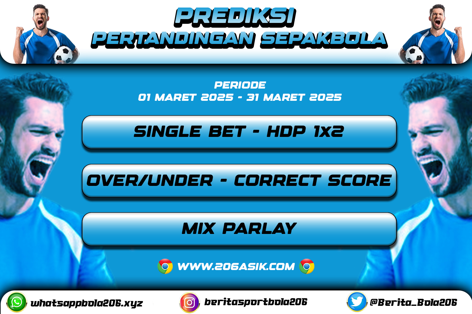 JADWAL PERTANDINGAN BOLA 26 dan 27 Maret 2025