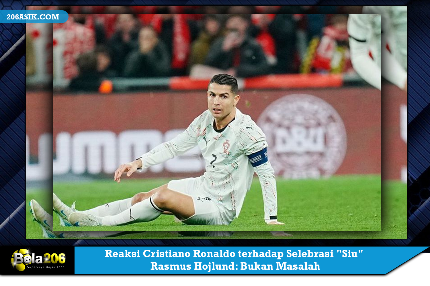 Reaksi Cristiano Ronaldo terhadap Selebrasi "Siu" Rasmus Hojlund: Bukan Masalah