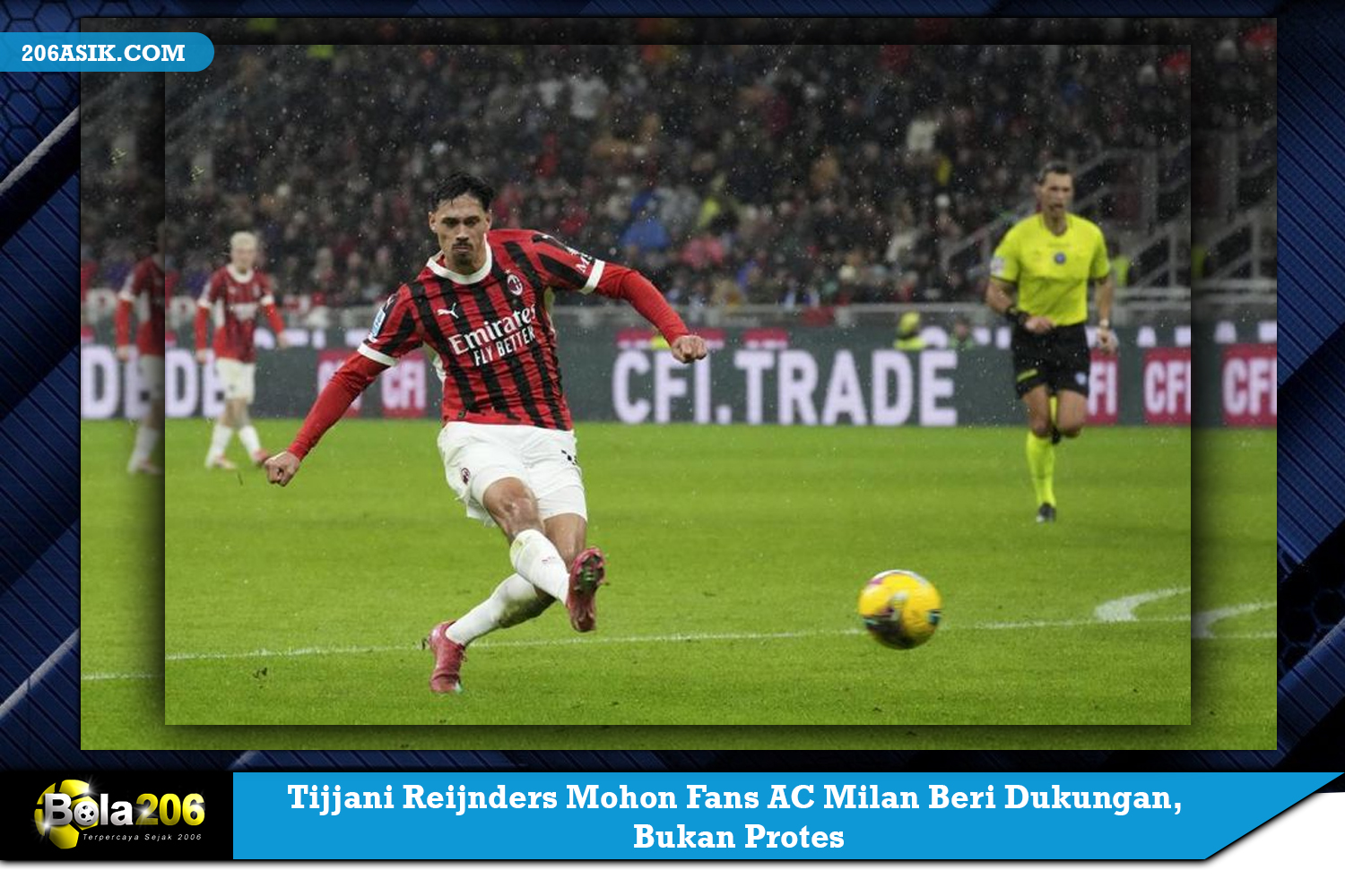 Tijjani Reijnders Mohon Fans AC Milan Beri Dukungan, Bukan Protes