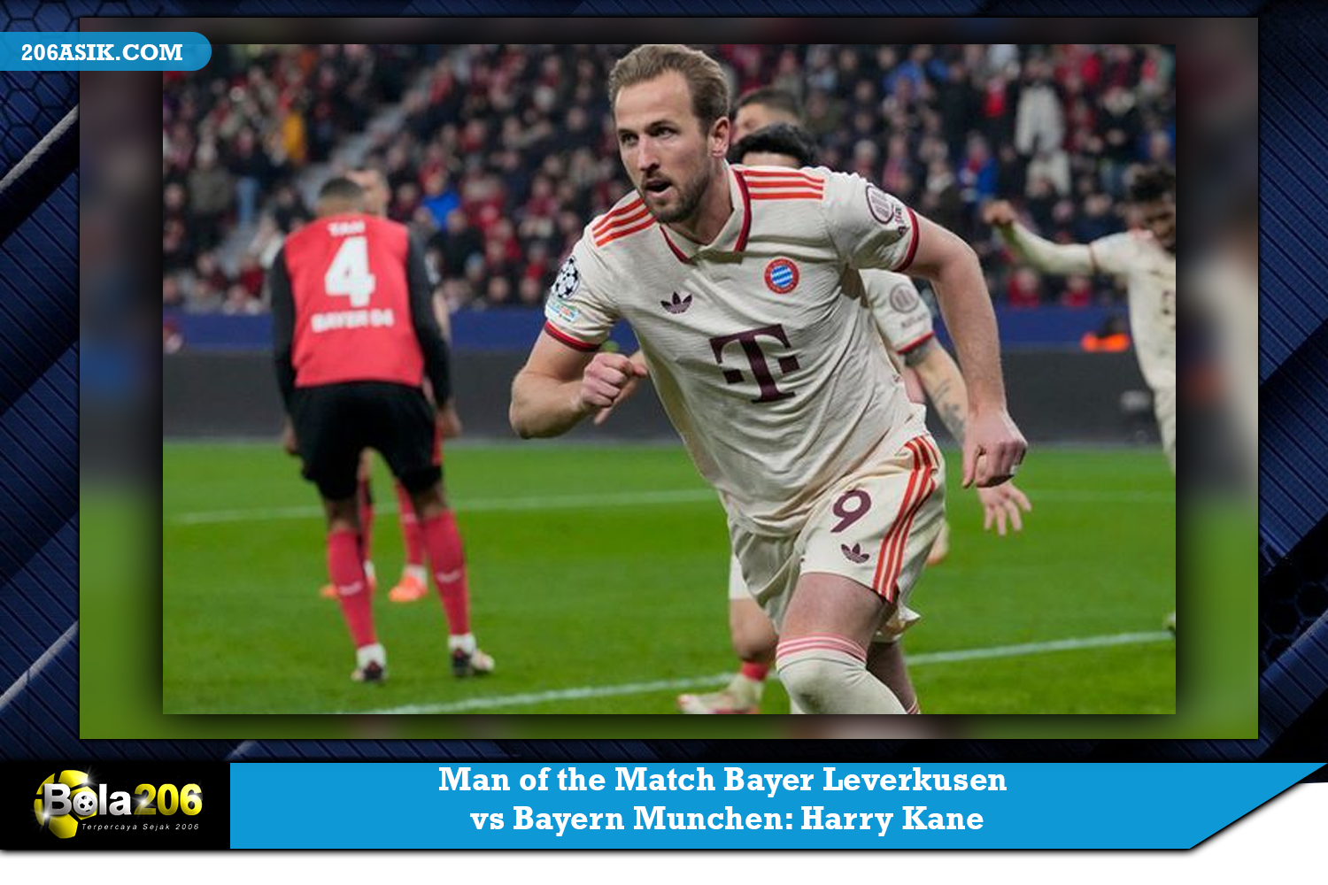 Man of the Match Bayer Leverkusen vs Bayern Munchen: Harry Kane