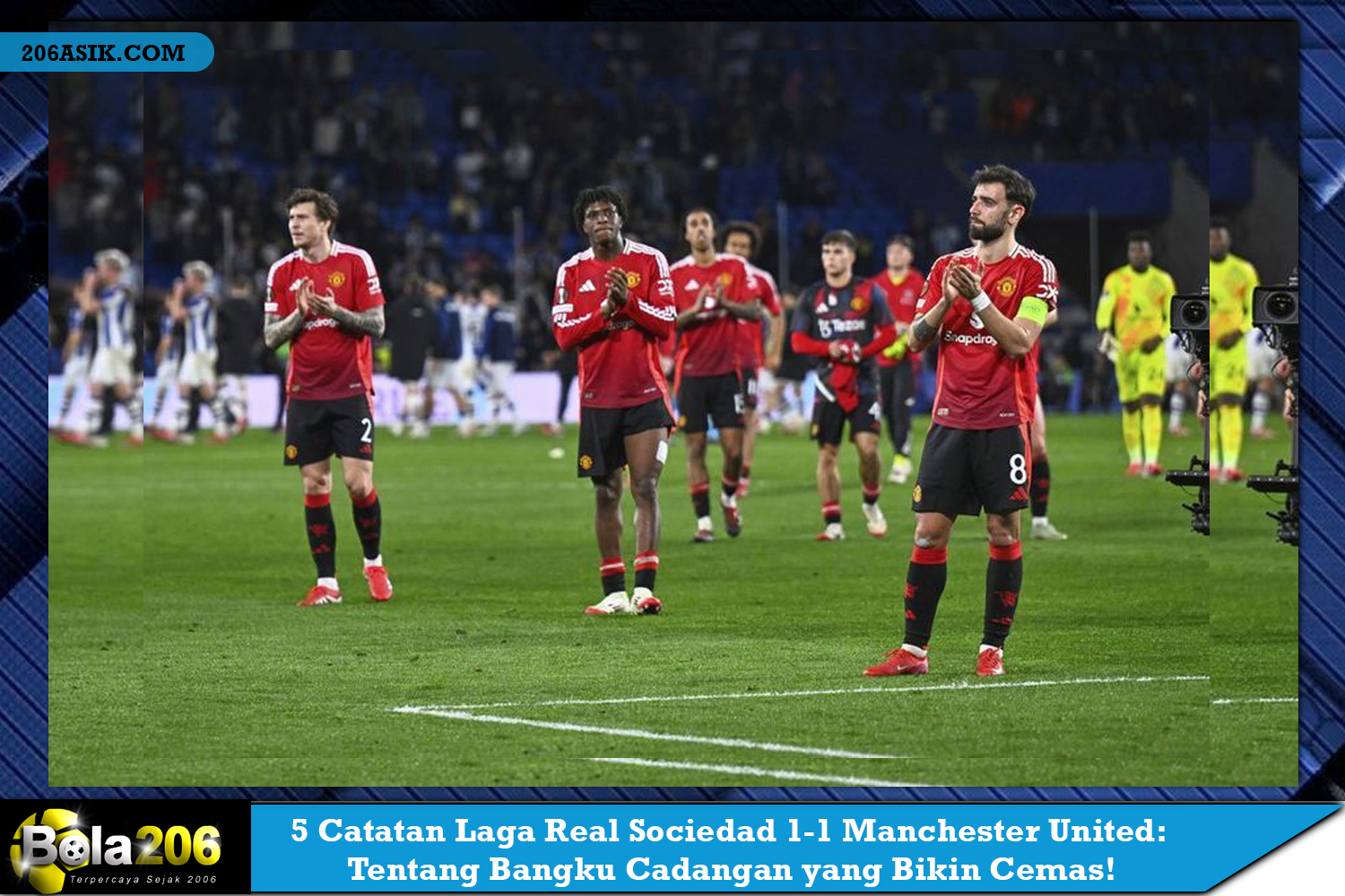 5 Catatan Laga Real Sociedad 1-1 Manchester United: Tentang Bangku Cadangan yang Bikin Cemas!