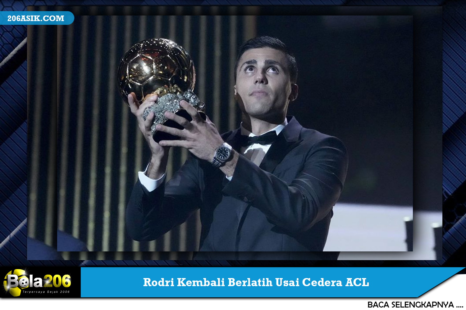 Rodri Kembali Berlatih Usai Cedera ACL